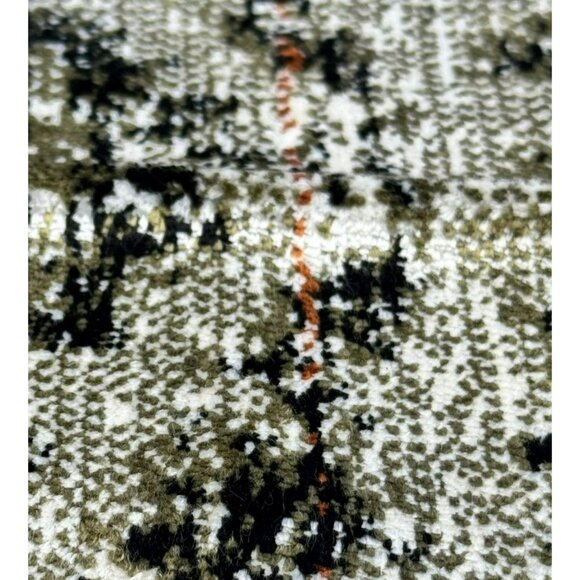 New Merchant 41 18x18 Green & Tan Fringe Pillow Cover - Picture 8 of 9